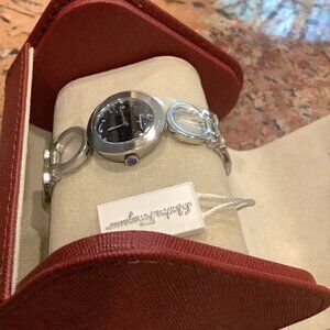 Salvatore Ferragamo  Women's 28mm Quartz Stainless Steel Blue Dial Watch…
